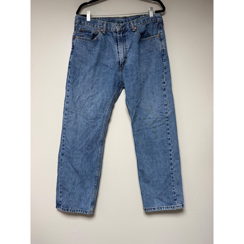 Levis 505 Regular Fit Jeans Mens Size 38x30 Medium Wash Denim‎
